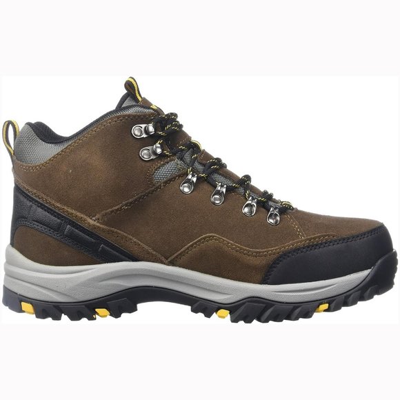 Brand New Skechers Relaxed Fit Relment Pelmo Waterproof Leather Hiking Boots - Picture 2 of 7